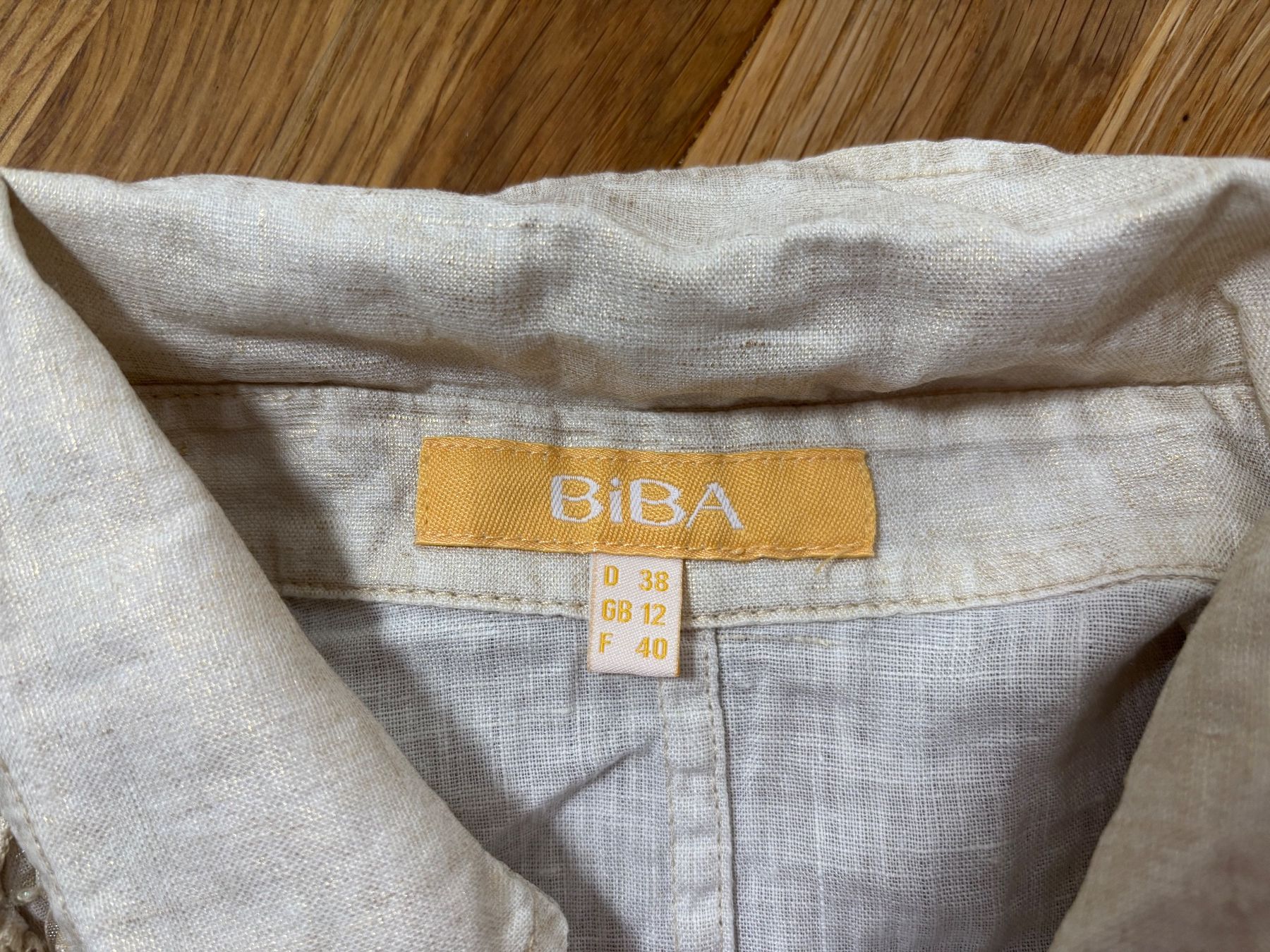 Biba Chemisiers: Tolle Leinenbluse von Biba, Gr. 38 – D'occasion à Glis par Lisal 1