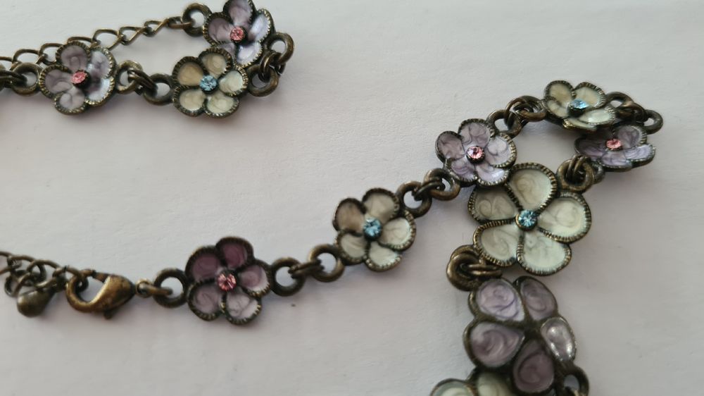 Collier Art Déco Vintage en Pierre, 1920s