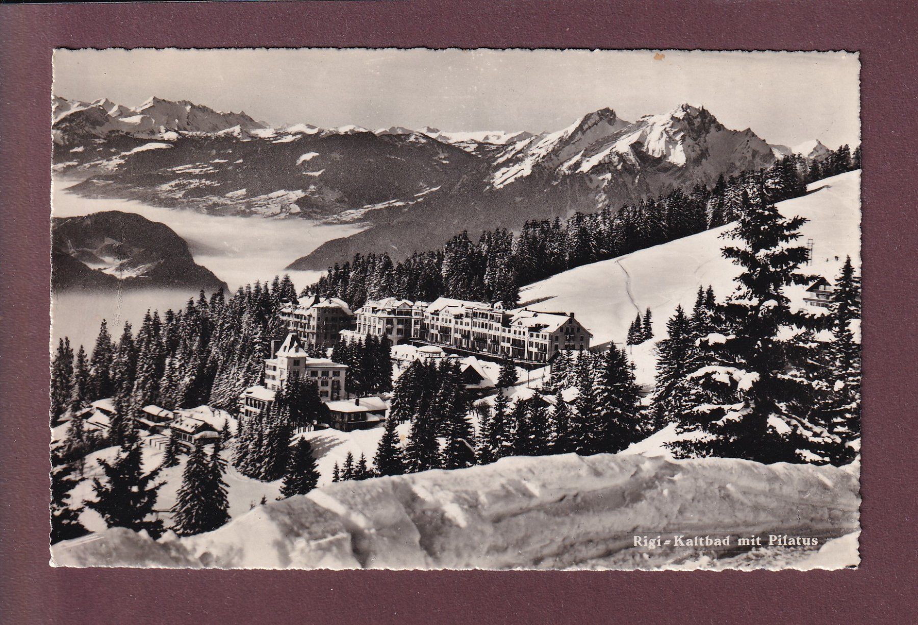 Cartoline postali: RIGI-KALTBAD - Pilatus – Usato da Pully venduto da nicecards