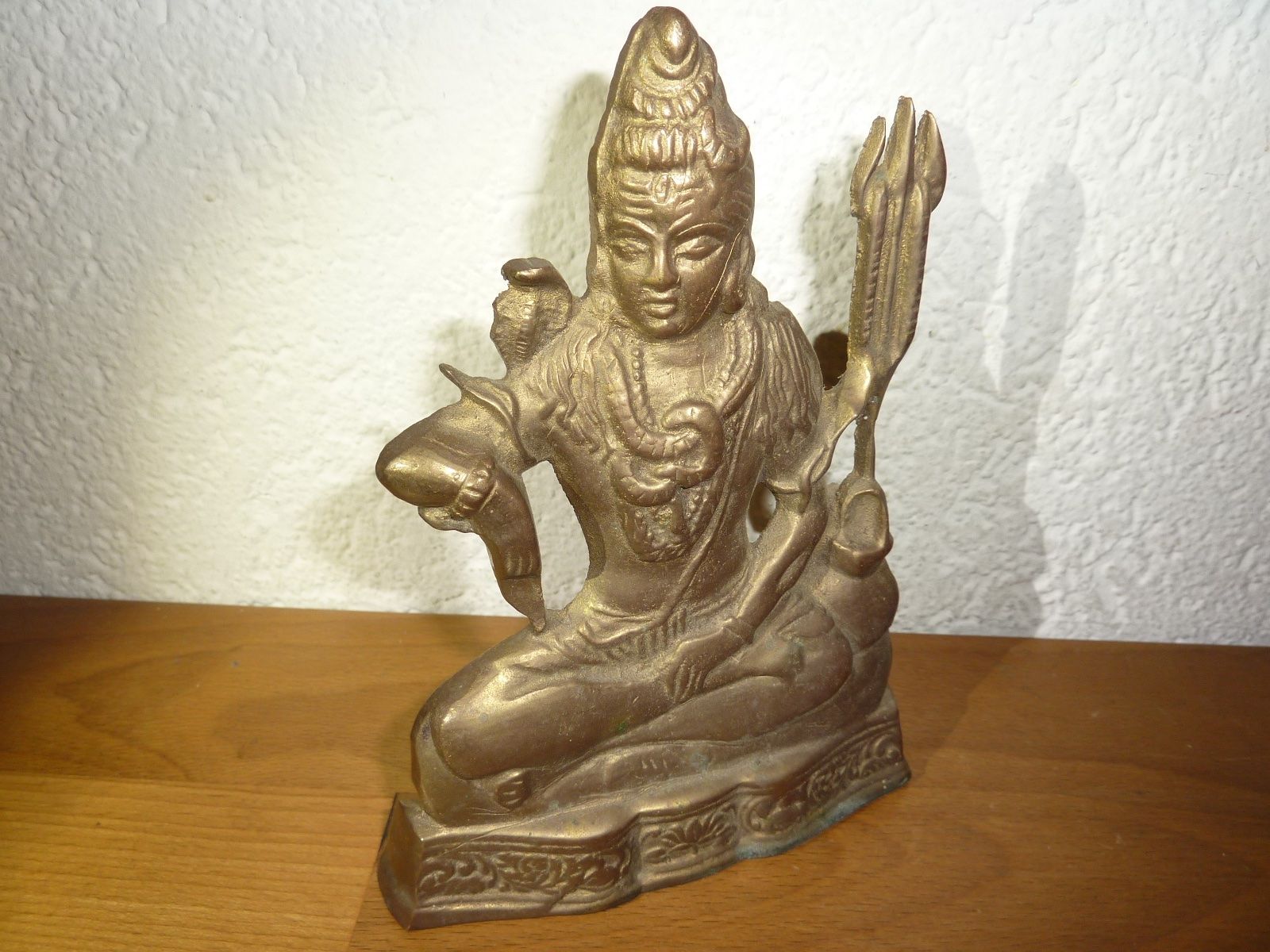 Statuette: Sitzende Shiva Statue Skulptur messing – Usato da Hochfelden venduto da swissice 4