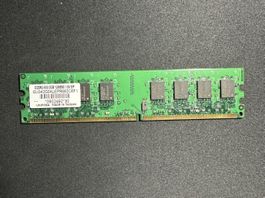 1x RAM Unifosa DDR2-800 2GB 128MX8