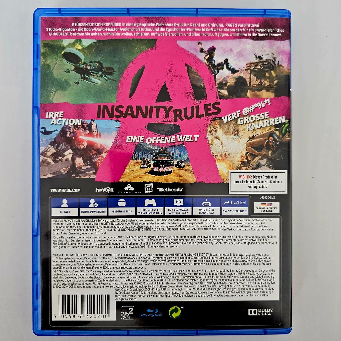 Sony Giochi: Rage 2 100% Uncut (PS4) – Usato da Holziken venduto da Miglioregamesnmore 1