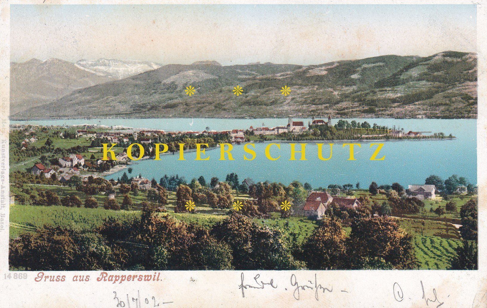 Cartoline postali: Gruss aus Rapperswil /bh – Usato da Hombrechtikon venduto da Rudolf07