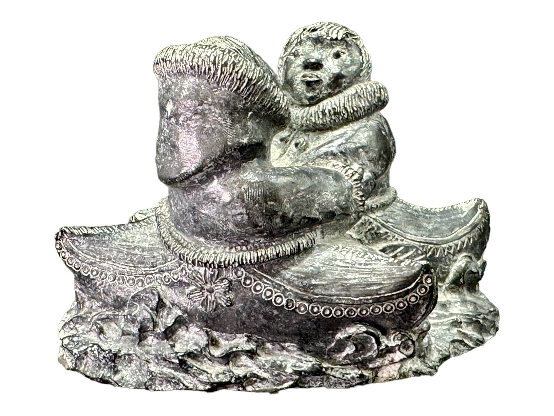 Skulpturen & Statuen: WOLF sculpture inuite originale en stéatite. Canada – Gebraucht aus Morges von magicle 2