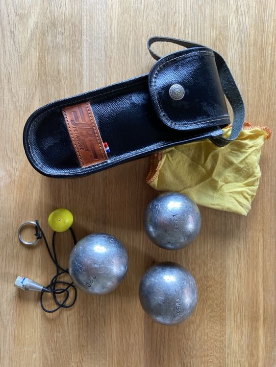 Triplette De Boules De Pétanque JB XX 755 TB 225 - Diam 75 Mm, Poids 755 G