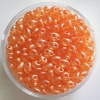 Twin Beads Orange 2,5x5 mm