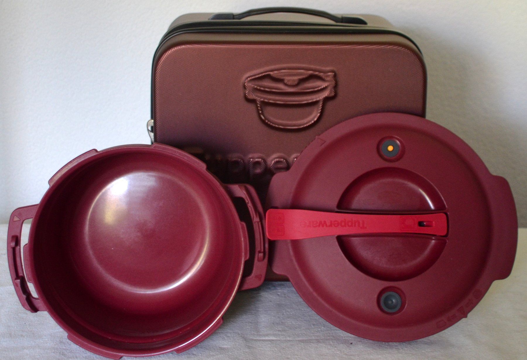 Tupperware Elettrodomestici da cucina: Tupperware MicroQuick Pressure Cooker/ Schnellkochtopf 3L – Usato da Collonges venduto da arashee 4