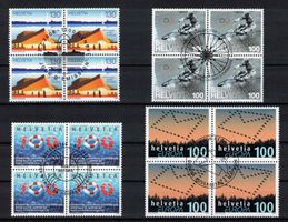 Schweiz 2008, Werbemarken Serie(n) im 4er-Block mit ET-ʘ