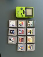 Nintendo Game Boy Color Konsole mit 11 Spielen gebraucht