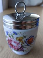 Royal Worcester Eierbecher mit Deckel Blumenmuster,Neuwertig