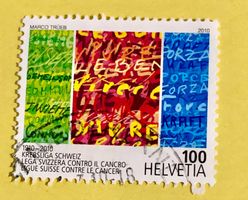 Nr.1343 Sondermarken 100 Jahre Krebsliga Schweiz  GESTEMPELT