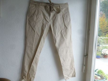 Hose beige Gr.44, MADISON Baumwolle neu