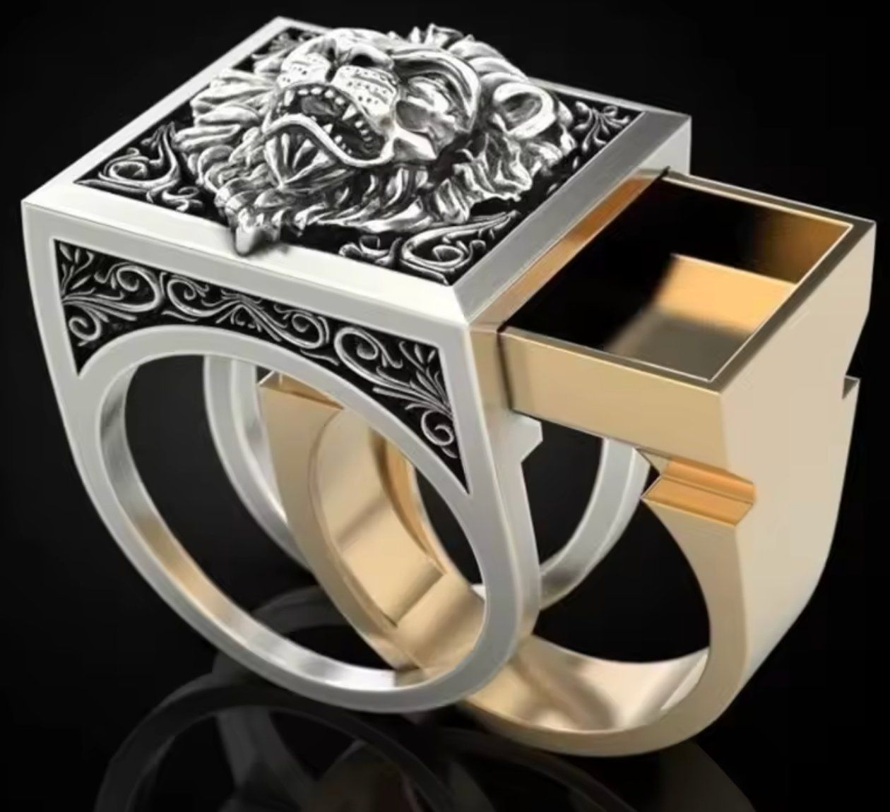 Anelli: Ring mit Geheimfach – Nuovo e nell'imballaggio originale da Eschenbach SG venduto da ...-