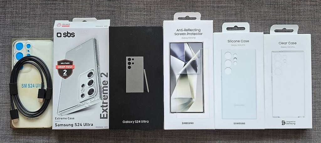 Samsung Telefoni cellulari / Smartphones: Samsung Galaxy S24 Ultra 1TB e accessori Titanium Grey – Usato da Chiasso venduto da inf_8xrx 1