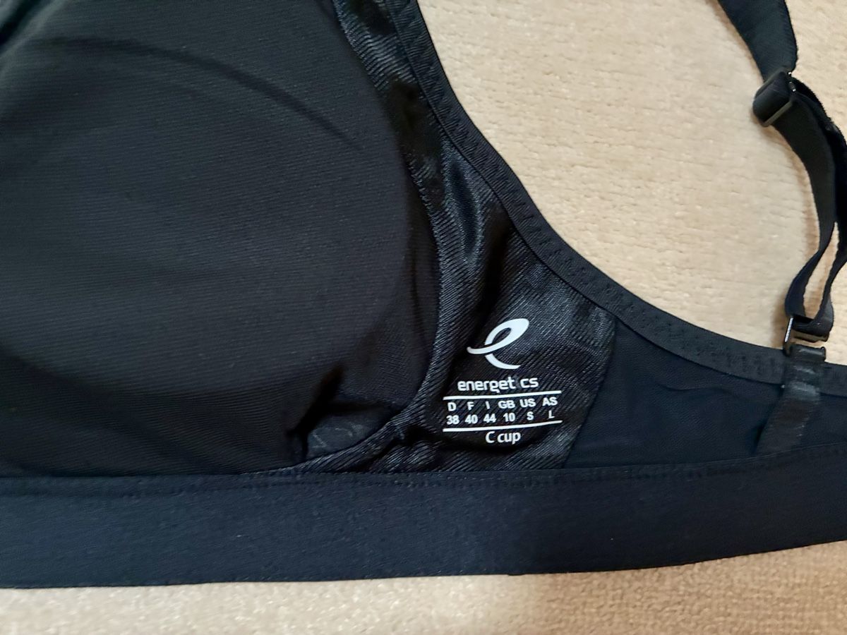 Altra biancheria intima: Energetics black sports bra – Nuovo e nell'imballaggio originale da Schaan venduto da RicX-10 1