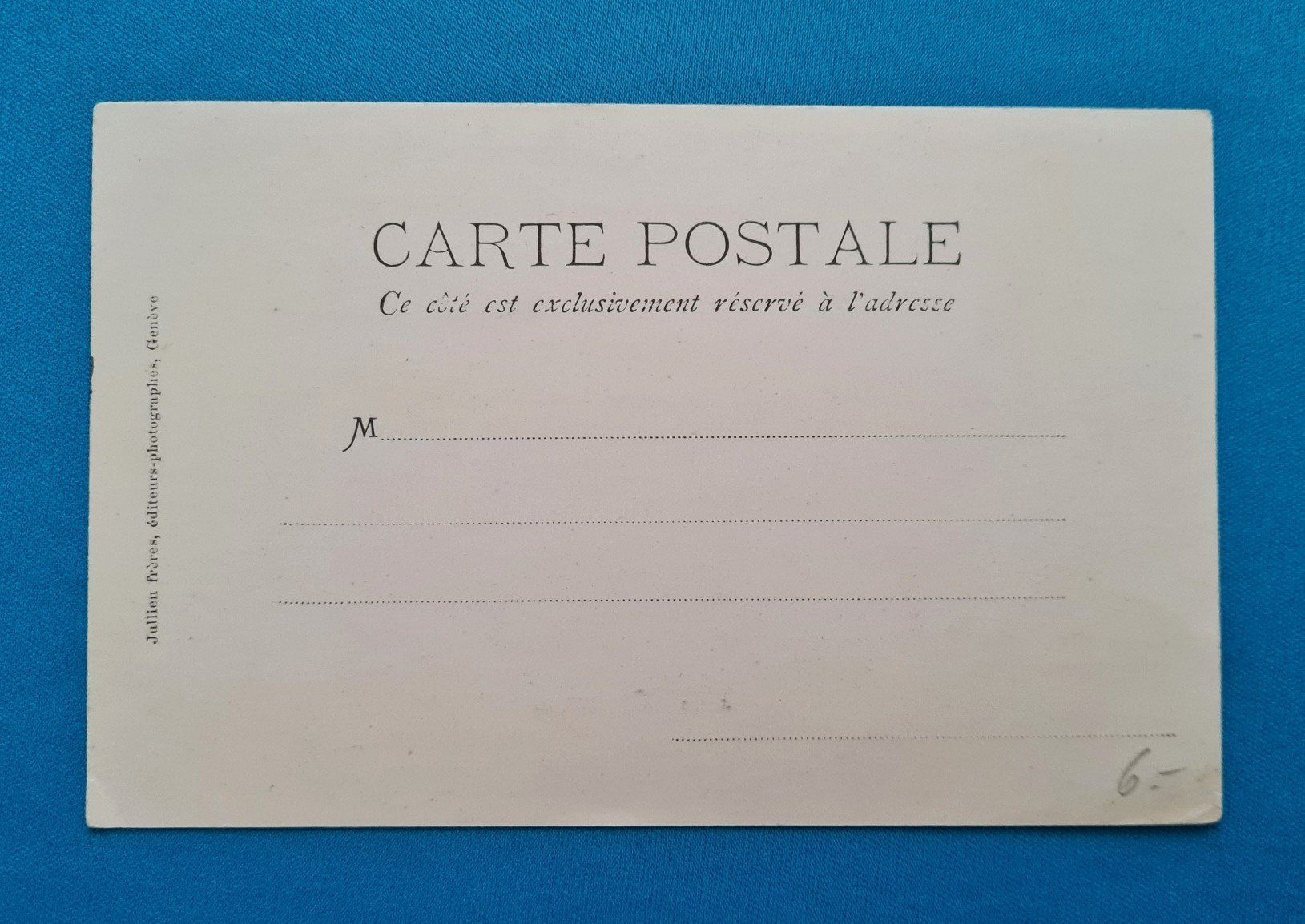 Cartoline postali: Postkarte Schweiz 1902 – Nuovo (secondo la descrizione) da Saland venduto da V-Tour 1