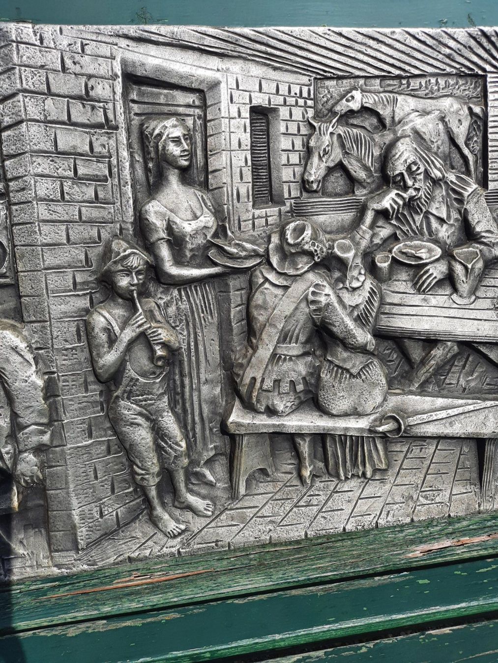 Piatti di portata: Luigi Ferretti Kunst, Relief, signiert – Usato da Weinfelden venduto da JoeBaer 2