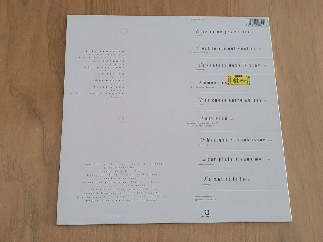Schallplatten: LP  Jane Birkin – Gebraucht aus Martigny von MZ-67 1