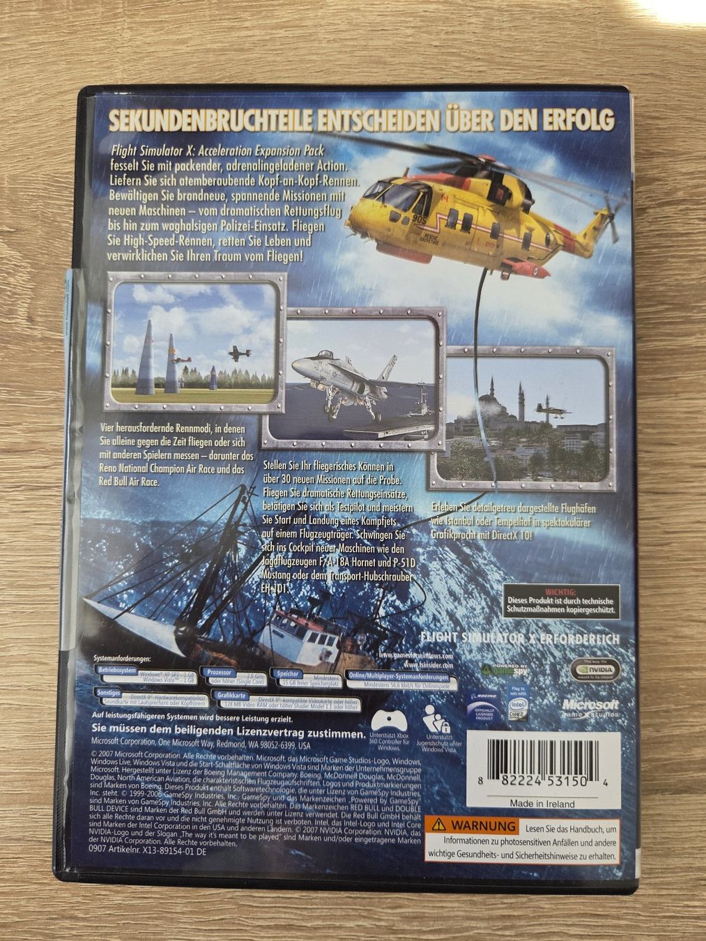 Spiele: FSX Flight Simulator X: Acceleration Addon (German) - PC – Gebraucht aus Carouge GE von Franllo 1