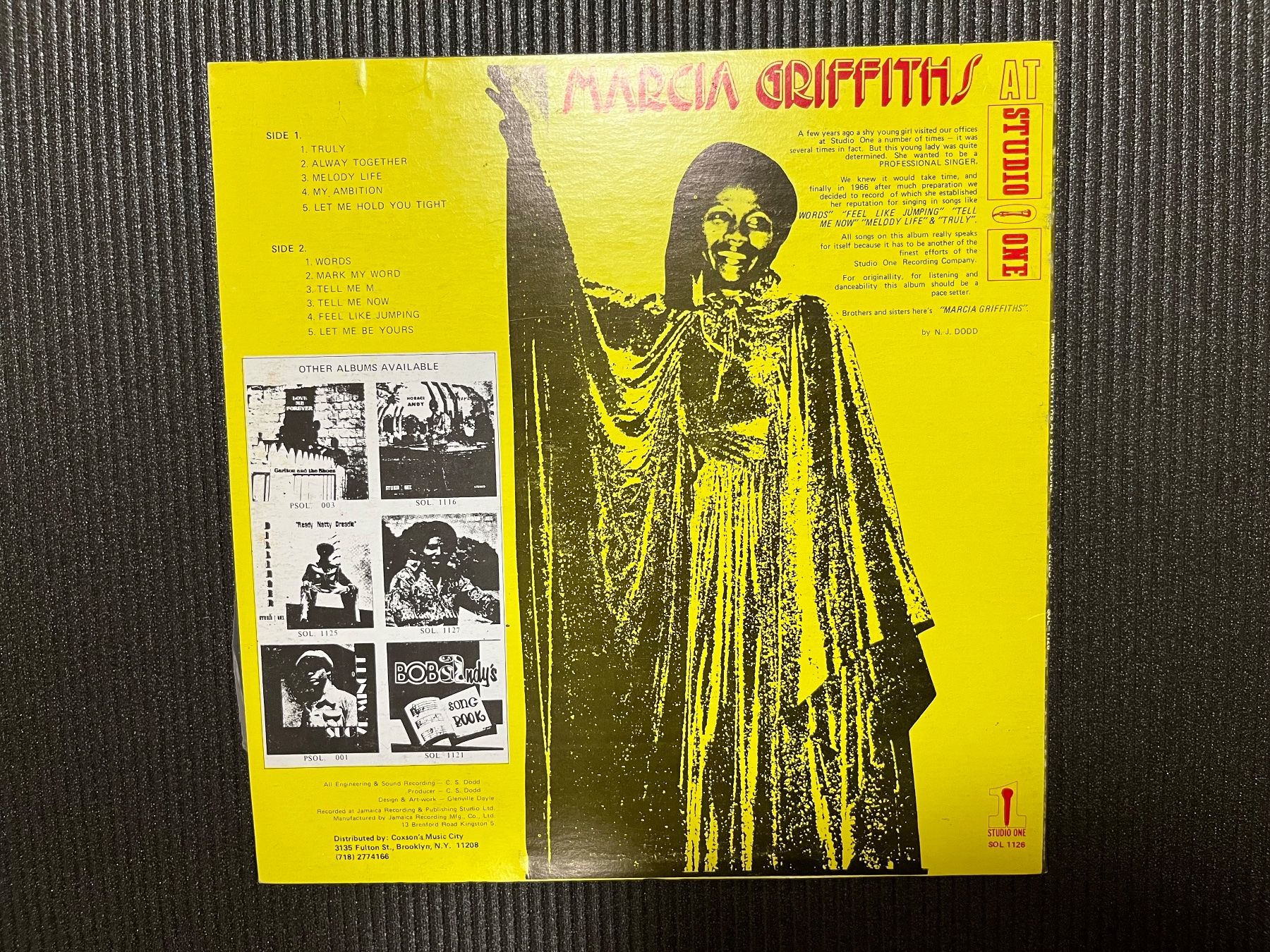 Schallplatten: Marcia Griffiths At Studio One – Gebraucht aus Olten von Xtra 1