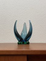Vintage Glas Skulptur Sommerso Murano Glasskulptur 1970er