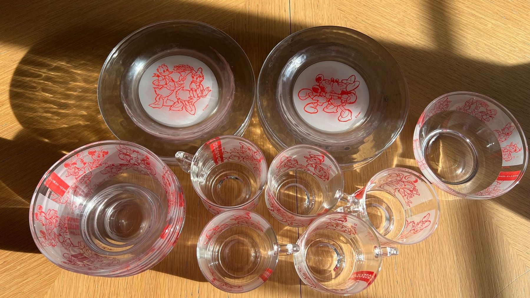 Set di piatti: Disney Mickey Mouse Glas-Service, 22-teilig – Nuovo (secondo la descrizione) da Schübelbach venduto da Dolly990_2