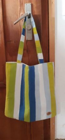 Alltagstasche aus Baumwolle 43×43 cm – handgemacht