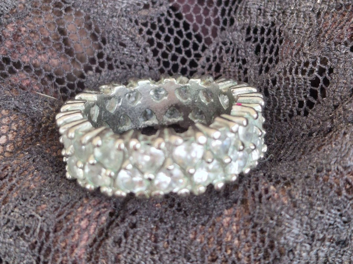 Anelli: Funkelnder Cocktail Ring opulent Modeschmuck, Gr. 19 mm – Usato da Münchenbuchsee venduto da babilibern 1