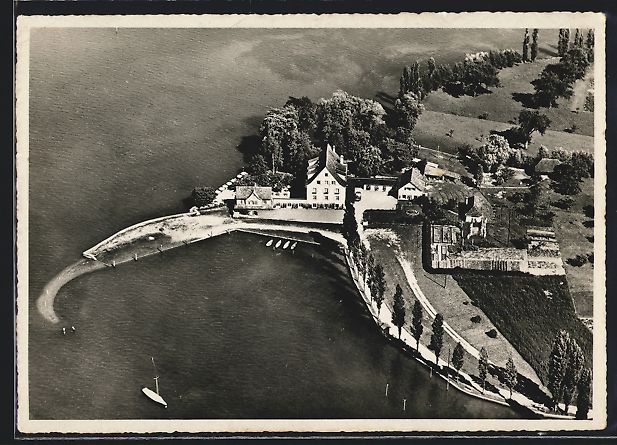 Cartoline postali: Bottighofen am Bodensee, Strandhotel Sch – Usato da Berlin venduto da bartko-reher