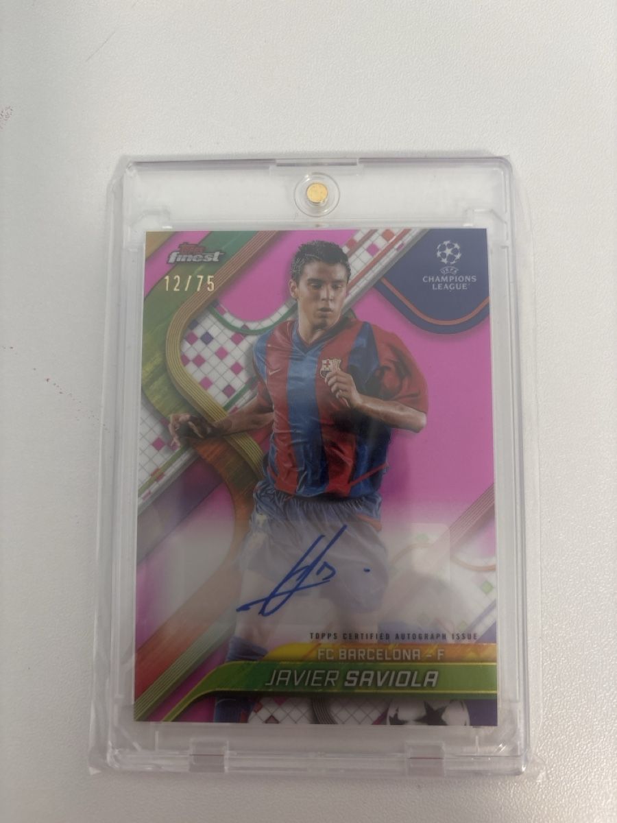 Topps Carte collezionabili: Javier Saviola auto /75 topps Finest 24-25 – Nuovo (secondo la descrizione) da Wahlen b. Laufen venduto da Ms_collector