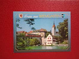 Bremgarten Aargau Eisenbahn Partie an der Reuss
