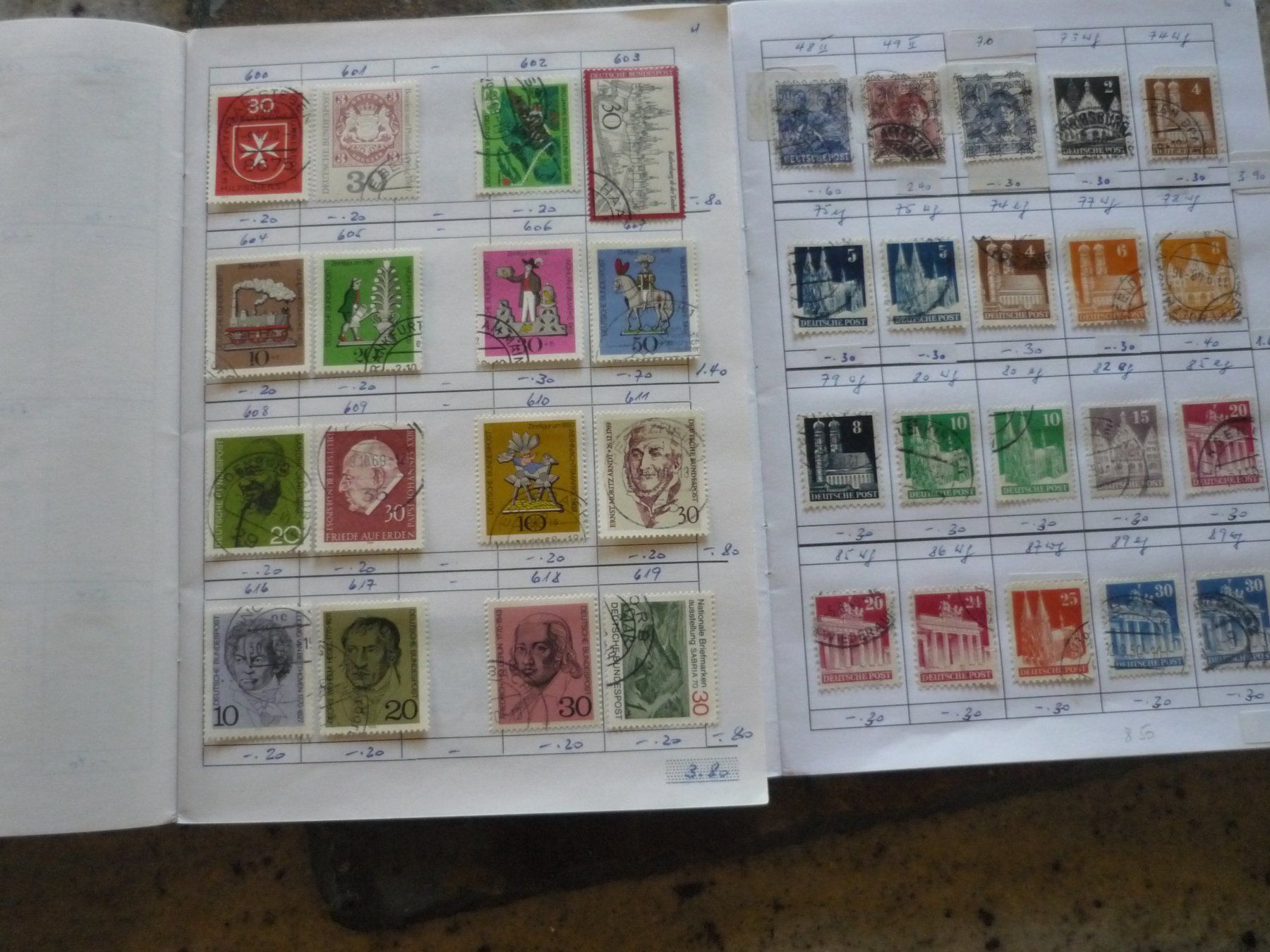 Tous les timbres: Deutsche Briefmarken – D'occasion à Langnau i. E. par Laendu7000 3