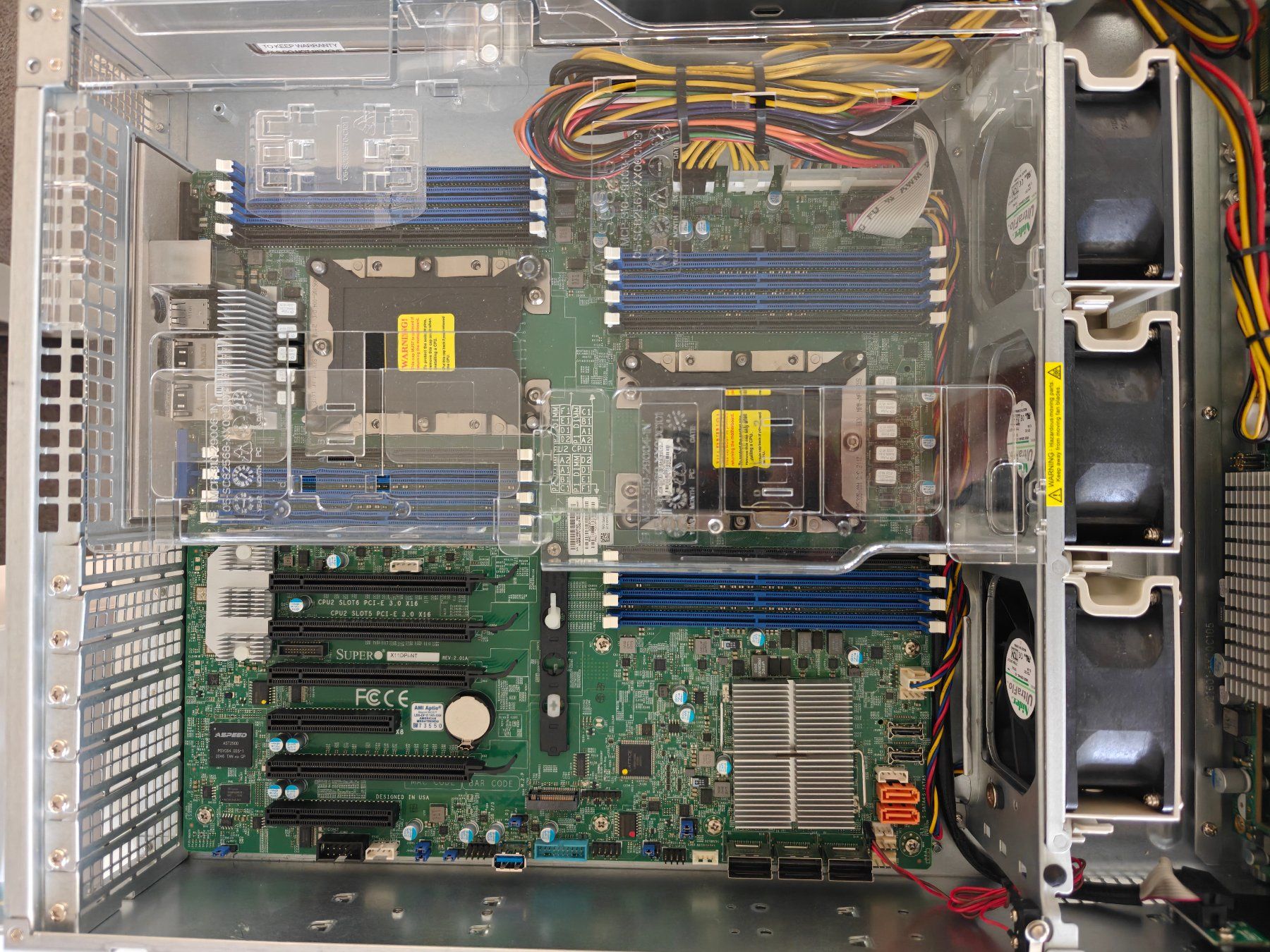 Supermicro Server: Supermicro Server Chassis 19" 2HE + Mainboard – Usato da Thun venduto da Intronet_gmbh 2