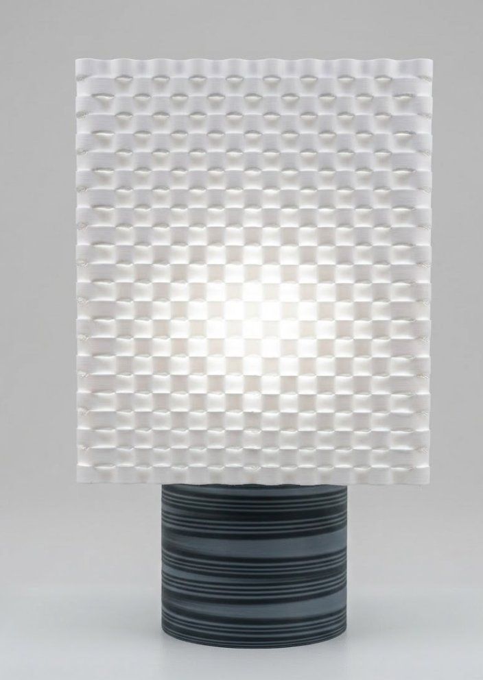 Lampade: Standleuchte "Woven Cube "ca. 26 cm hoch – Nuovo (secondo la descrizione) da Tenniken venduto da Dom2011