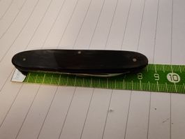 Altes Sackmesser Victorinox Schweiz, 2 Klingen, Hornschalen