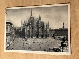 Alte Ansichtskarte, Milano, Piazza Duomo, 1910, Rarität