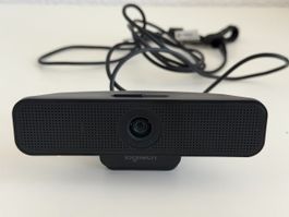 Logitech Webcam Full HD mit Mikrofon – USB, voll funktionsfä