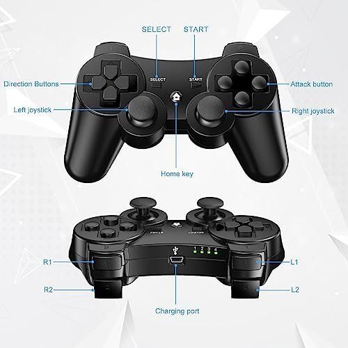 Controller: PS3 2er Pack Wireless Controller Dual Shock Bluetooth Remote – Nuovo e nell'imballaggio originale da Hundwil venduto da pac_6jh8 7