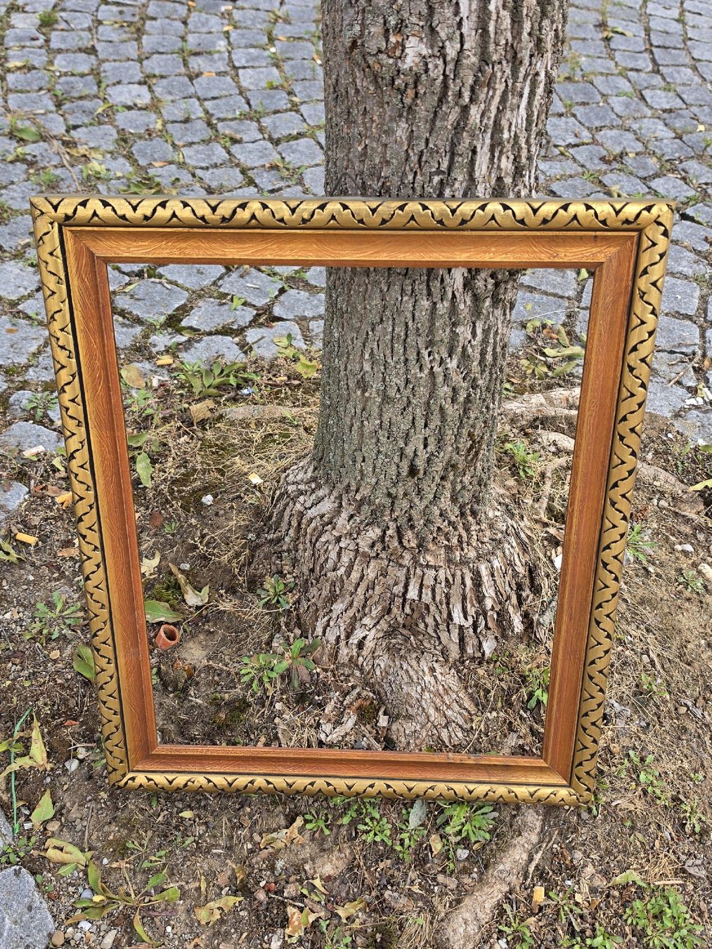 Cadres de tableaux: Bilderrahmen Gold  Holz neuwertig.  – D'occasion à Mettlen par elios0888