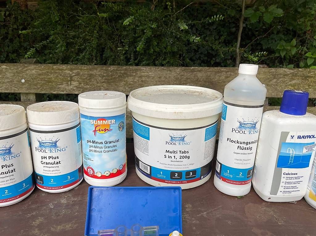 Piscine: Poolchemie divers und Messset – Usato da Oberhofen Thun'see venduto da Mw85 3