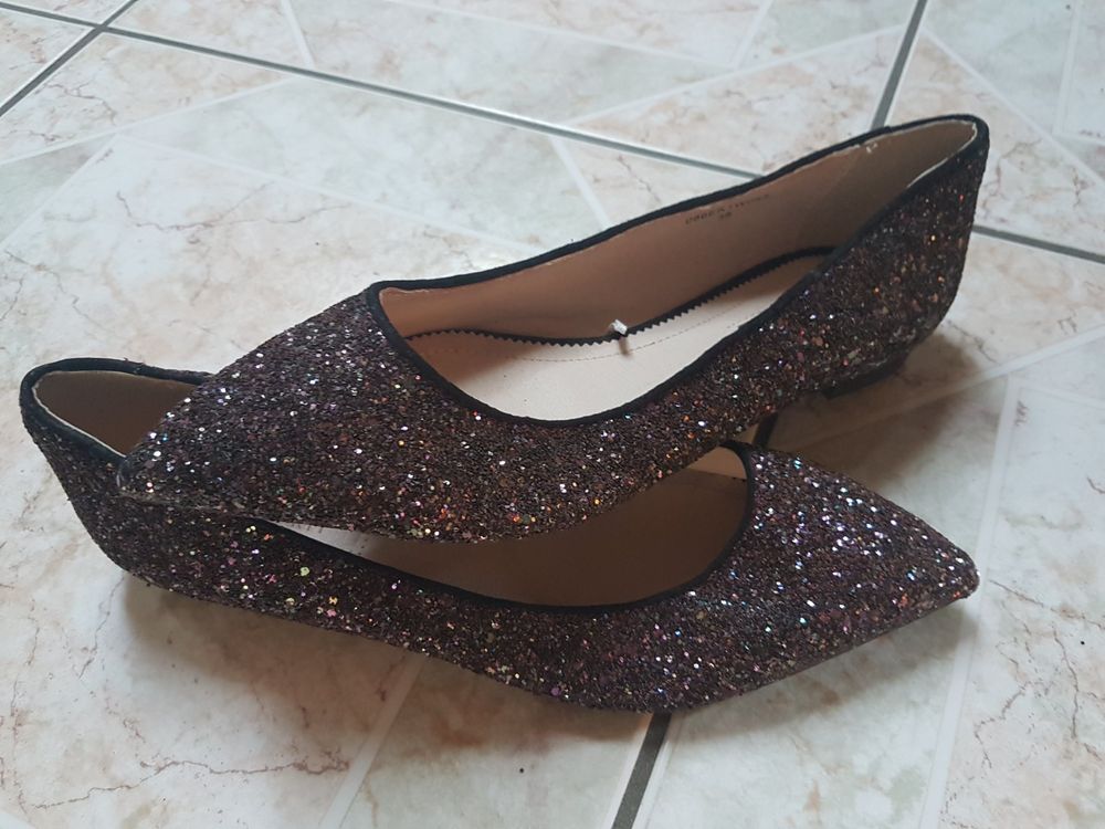 Escarpins Femme Talons Hauts, Pointure 38, Multicolore, Tissu, Neufs Sans Boîte