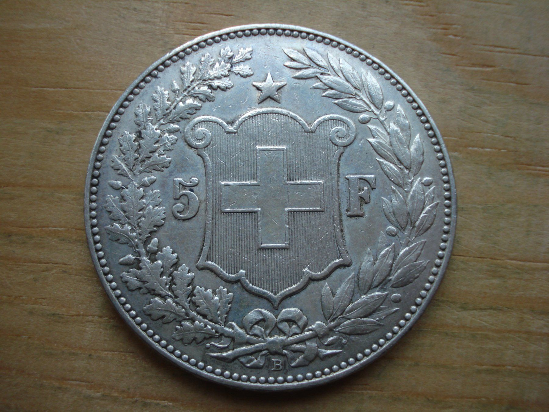 Alle Münzen: (B) 5 Franken 1904 VZ+ – Gebraucht aus Erlach von Net-Coins 2