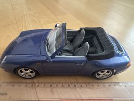 Porsche 911 Carrera Cabriolet, Burago, 1:18, Top Zustand!