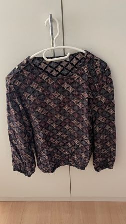 Damenbluse gemustert Grösse L
