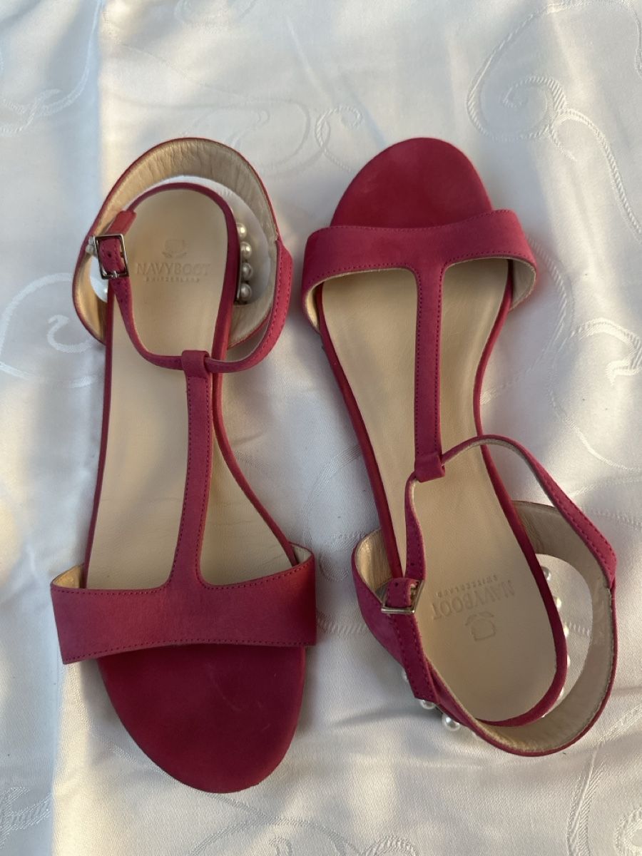 Navyboot Scarpe da donna: Sandale pink Grösse 38 Navyboot mit Perlen neuwertig – Usato da Niederglatt ZH venduto da Laurita1972 4