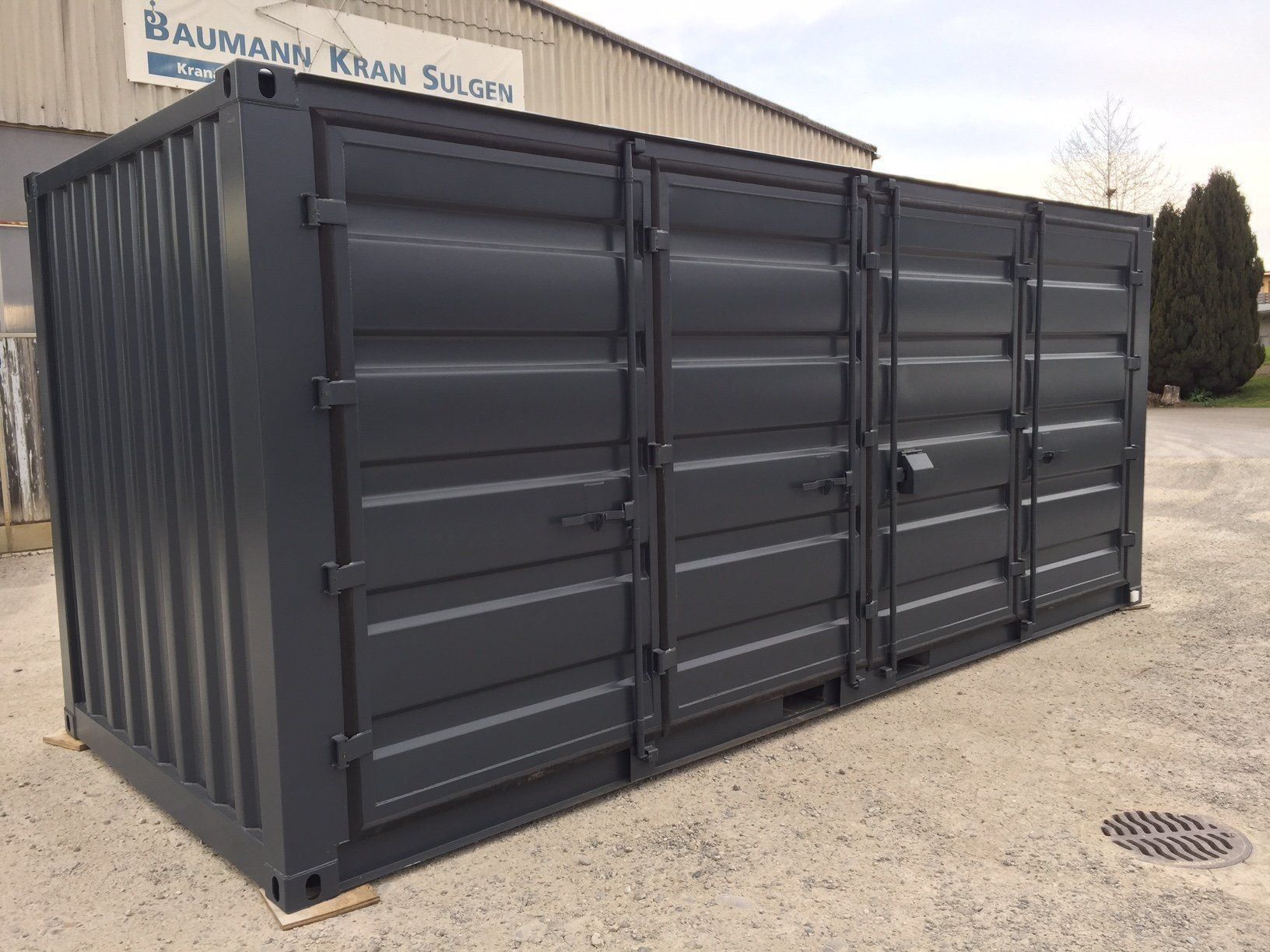Baucontainer: 20' Lagercontainer Open Side PTS – Neu (gemäss Beschreibung) aus Kradolf von BKSAG 3