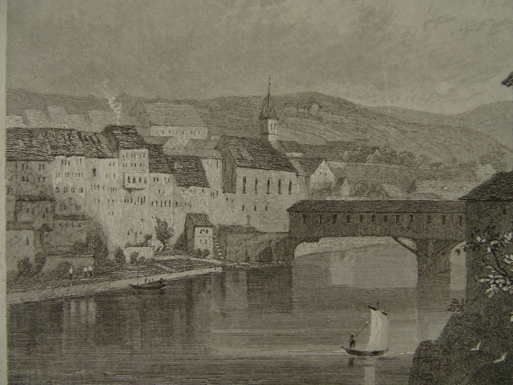 Incisioni: EGLISAU, STAHLSTICH 1832 – Usato da Grüningen venduto da Kartensammler 3
