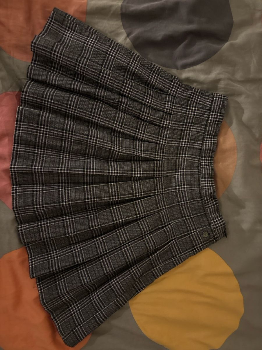 Pull&Bear Gonne: Jupe plissée Pull&Bear carreaux gris taille S – Nuovo (secondo la descrizione) da Malleray venduto da lol_96pf