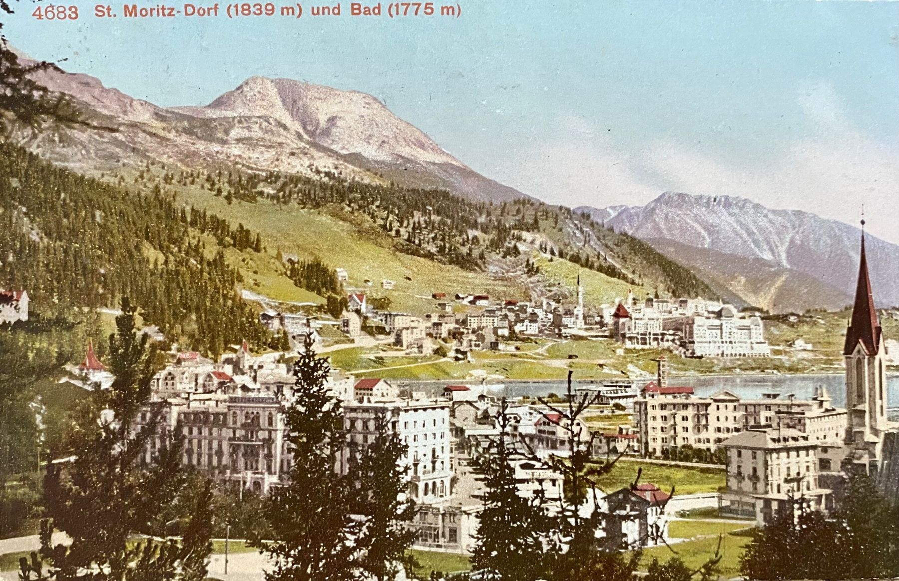 Cartes postales: ST. MORITZ DORF & Bad – D'occasion à Root par ENGLAND-TREASURES 1