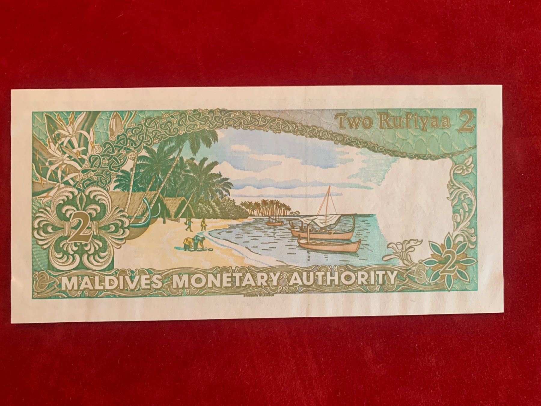 Banknoten: MALDIVES - 2 Rupees 1983 - Unzirkuliert / Non circulé – Neu (gemäss Beschreibung) aus Le Lignon von Trikles 1